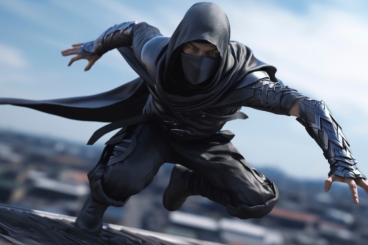 Gratis Foto futuristische ninja digitale kunst