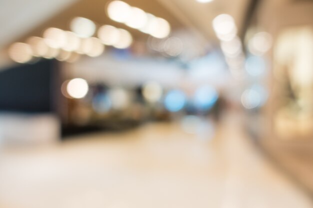 Gang van mstores in winkelcentrum unfocusedall ongericht