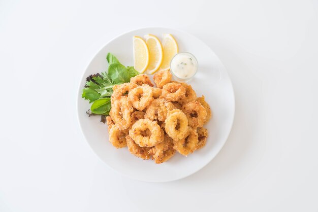 Gebakken inktvis (calamari ringen)