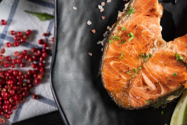 Gegrilde Zalm Met Kruiden