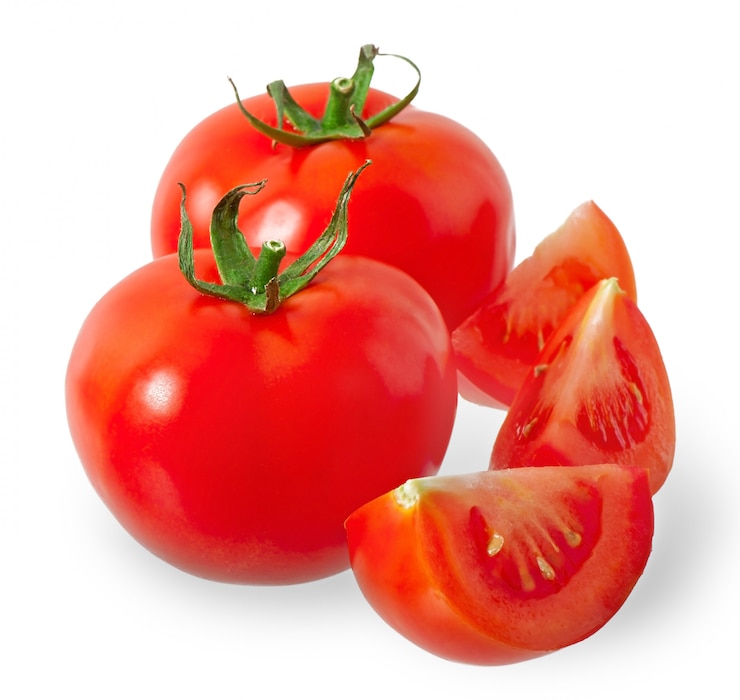 Gratis Foto geïsoleerde tomaten
