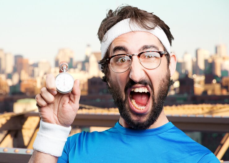Gratis Foto gek sport man.funny expressie