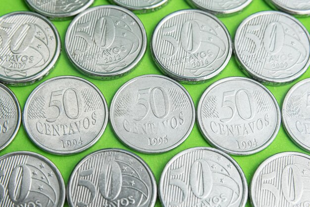 Geld - Braziliaanse munten - 50 Centavos