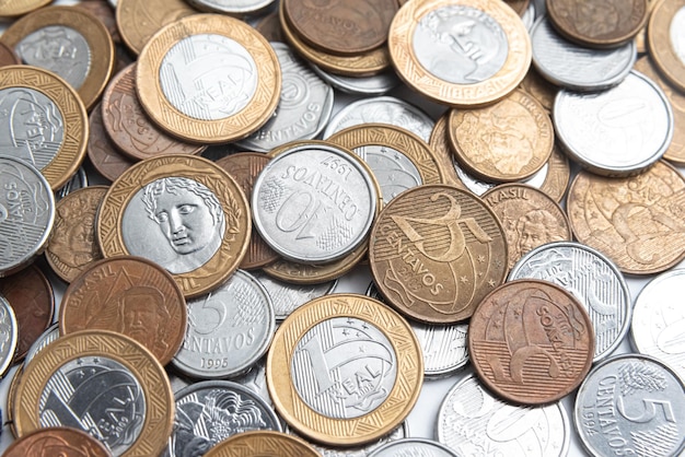 Gratis foto geld - braziliaanse munten - meerdere
