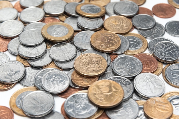 Gratis foto geld - braziliaanse munten - meerdere
