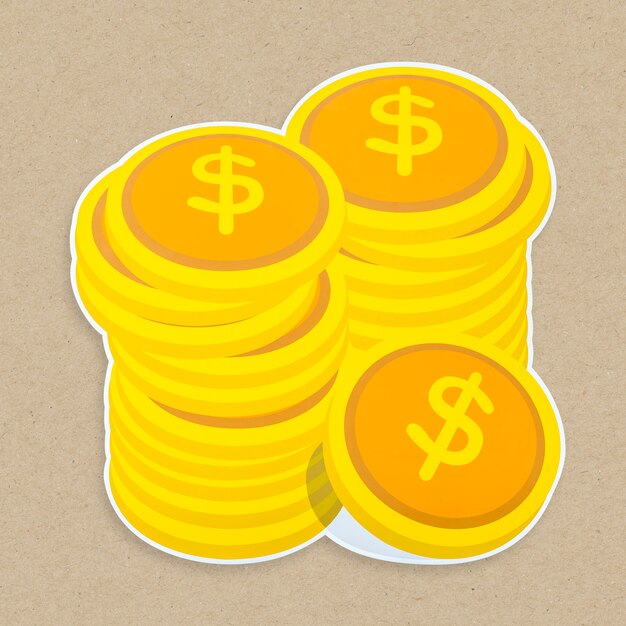 Geld pictogram geïsoleerd
