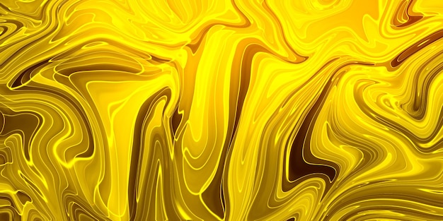 Gele en gouden olieverf abstracte achtergrond Olieverf Gele en gouden olieverf voor achtergrond Gele en gouden marmeren patroon textuur abstracte achtergrond