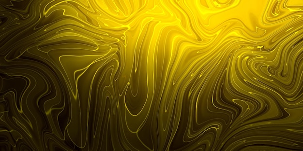 Gele en gouden olieverf abstracte achtergrond Olieverf Gele en gouden olieverf voor achtergrond Gele en gouden marmeren patroon textuur abstracte achtergrond