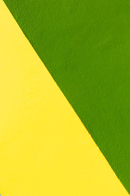 Gele en groene muur achtergrond