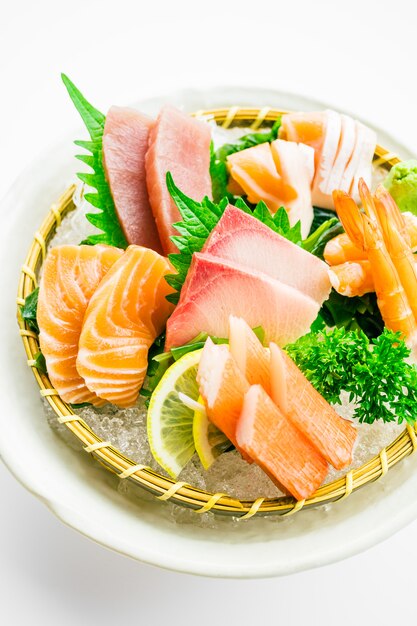 Gemengde sashimi-set