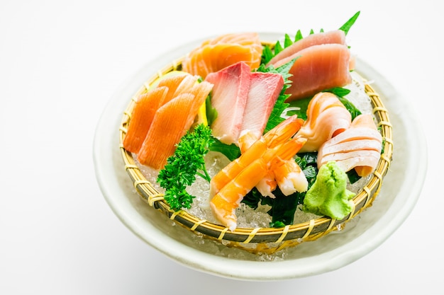 Gemengde sashimi-set