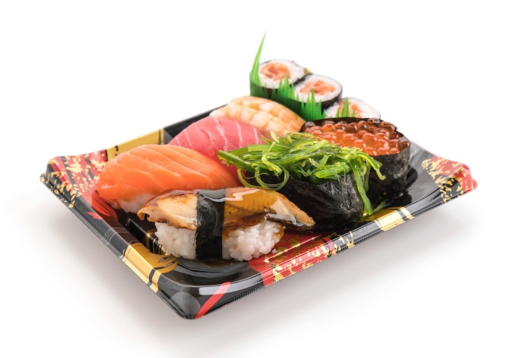 Gratis Foto gemengde sushi set - japans eten