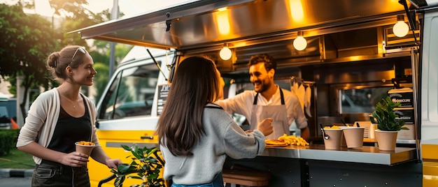 Gratis foto geniet van straatvoedselfeest