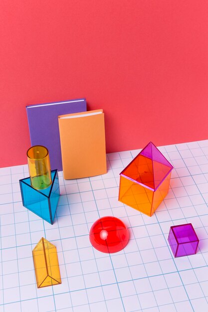 Geometrisch arrangement met 3D-vormen