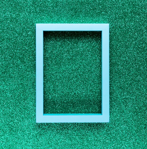 Geometrisch frame op groene achtergrond