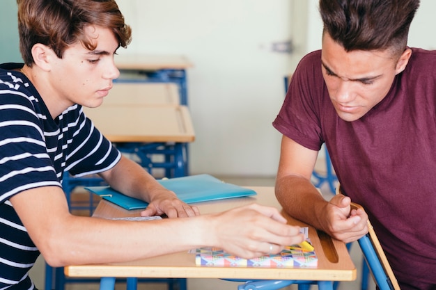 Gerichte schoolgenoten leren