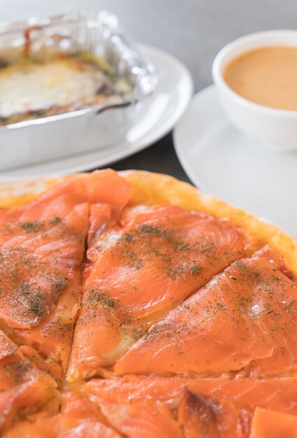 Gerookte Zalm Pizza