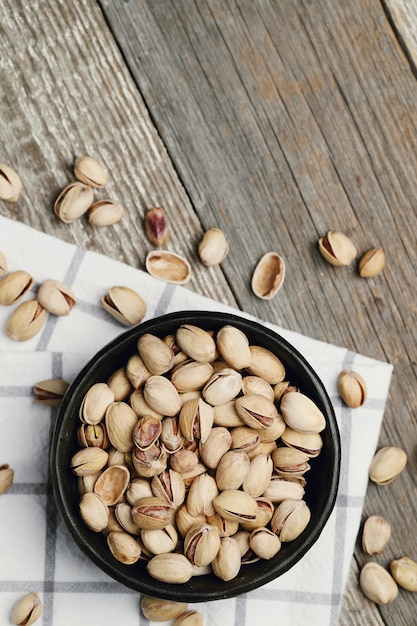 geschilde pistachenoten, close-up