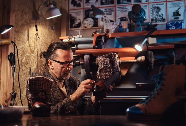 Geweldige schoenen op maat voor trendy mensen van ervaren schoenmeester.