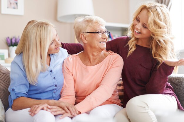 Gezellige tijd doorbrengen met familie