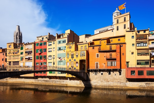 Gezicht op Girona. Catalonië, Spanje