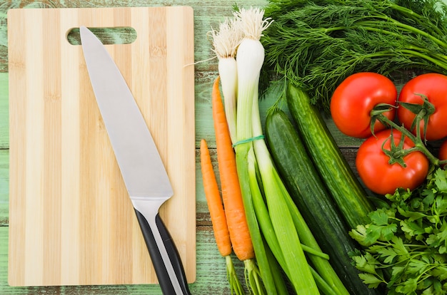 Gezonde ingrediënten in een salade