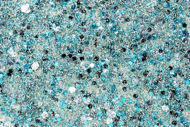 Gratis foto glanzende turquoise glitter feestelijke achtergrond