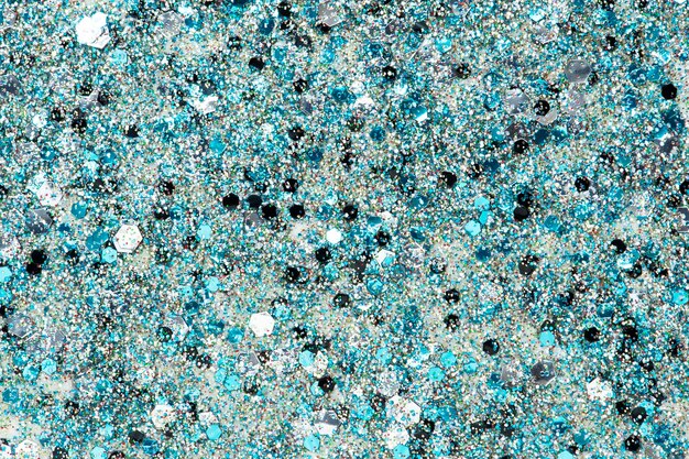 Glanzende turquoise glitter feestelijke achtergrond