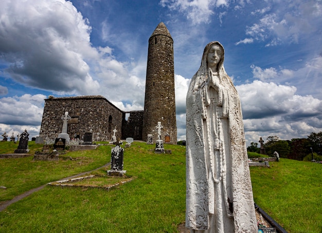 Glendalough Monastic Site, Derrybawn in het graafschap Mayo, Ierland