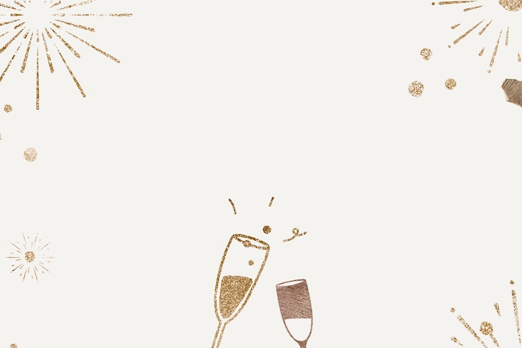 Gratis Foto glinsterende champagne achtergrond nieuwjaarsfeest