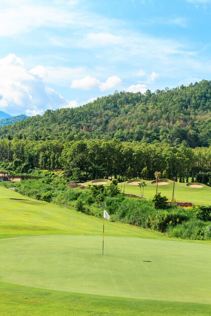 Golfbaan landschap