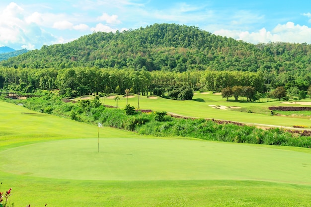 Golfbaan landschap