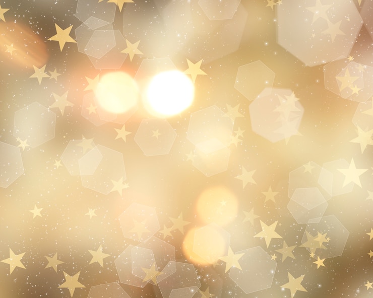Gratis Foto gouden achtergrond van kerstmis