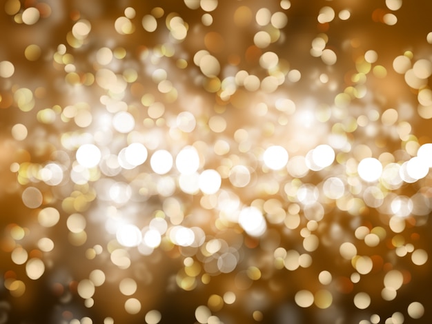 Gouden Kerst achtergrond met sparkles en sterren