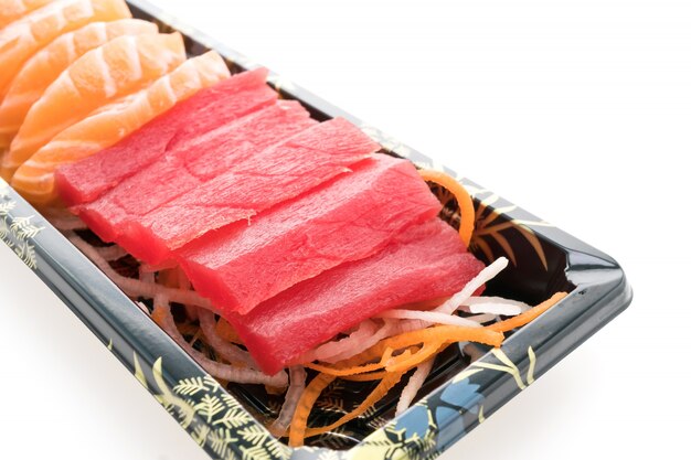 gourmet sushi heldere vlees voedsel