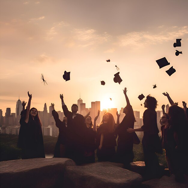 Graduatieherdenking Herdenking van een succesvol concept