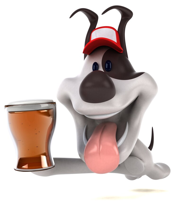 Gratis Foto grappige hond 3d illustratie