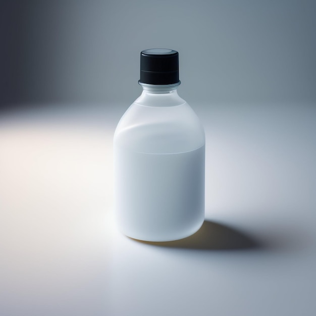 Gratis foto schoonheidsproduct fles mockup afbeelding met achtergrond