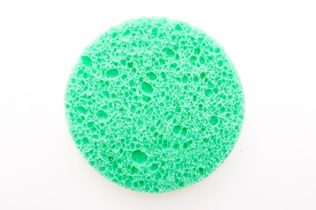 Gratis foto green sponge round