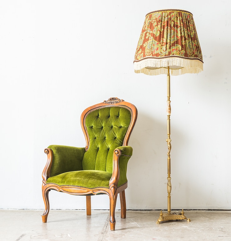 Gratis Foto green vintage sofa