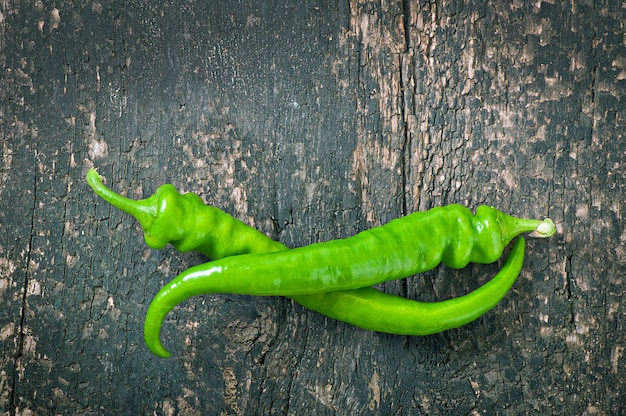 Gratis foto groene chilipepers