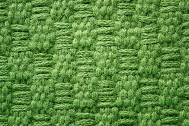 Groene stoffenclose-up