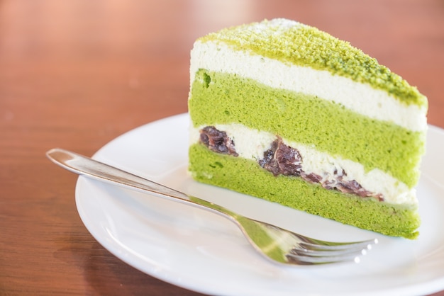 Groene theecakes