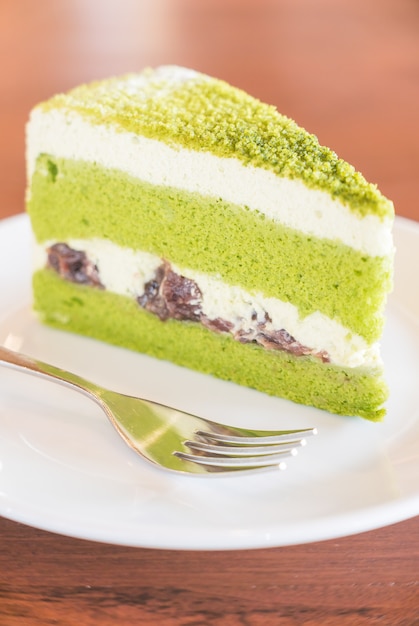 Groene theecakes