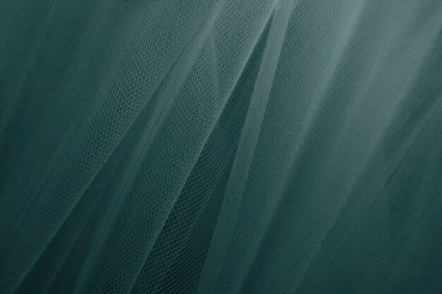 Groene tule draperie getextureerde achtergrond