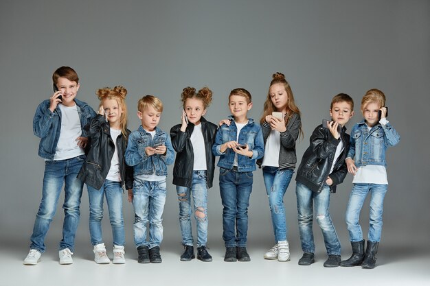 Groep kinderen Studio Concept