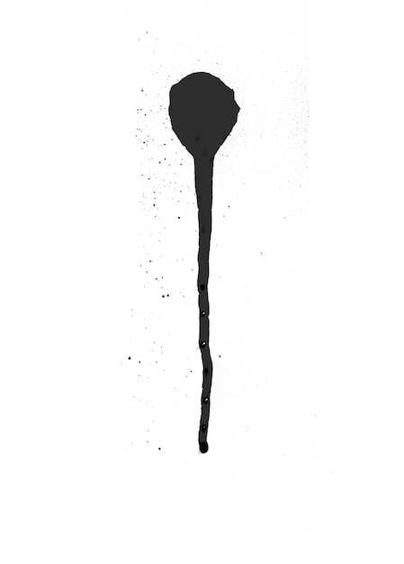 grunge symbool spuitwand inkt