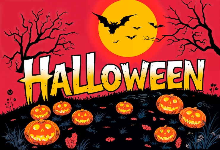 Gratis Foto halloween-achtergrondillustratie