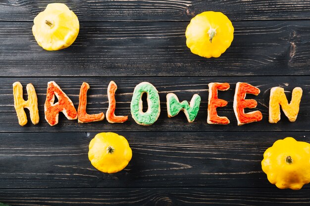 Halloween koekjes met pompoenen