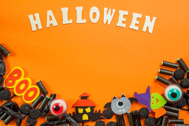 Gratis foto halloween stilleven